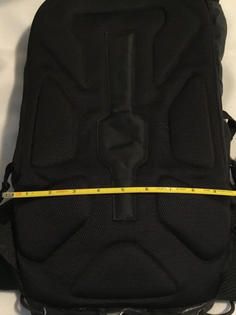 Fox Racing Motocross Large Backpack Black Grey Padded Straps Rubber Logo